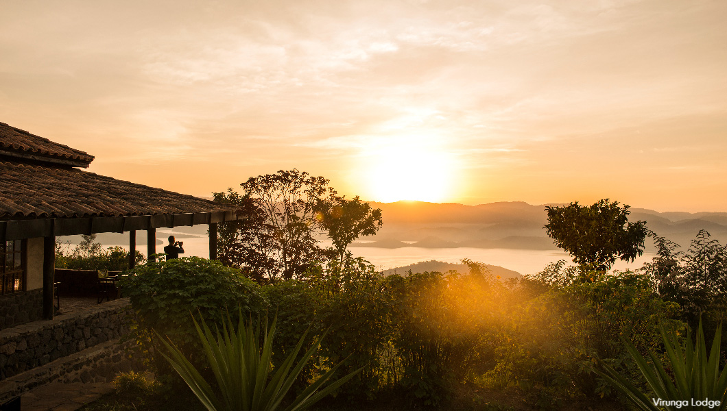 Virunga Lodge - Sunset