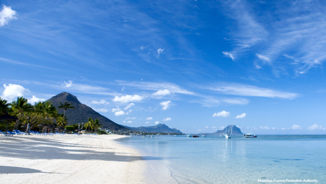 Mauritius Beach Scene