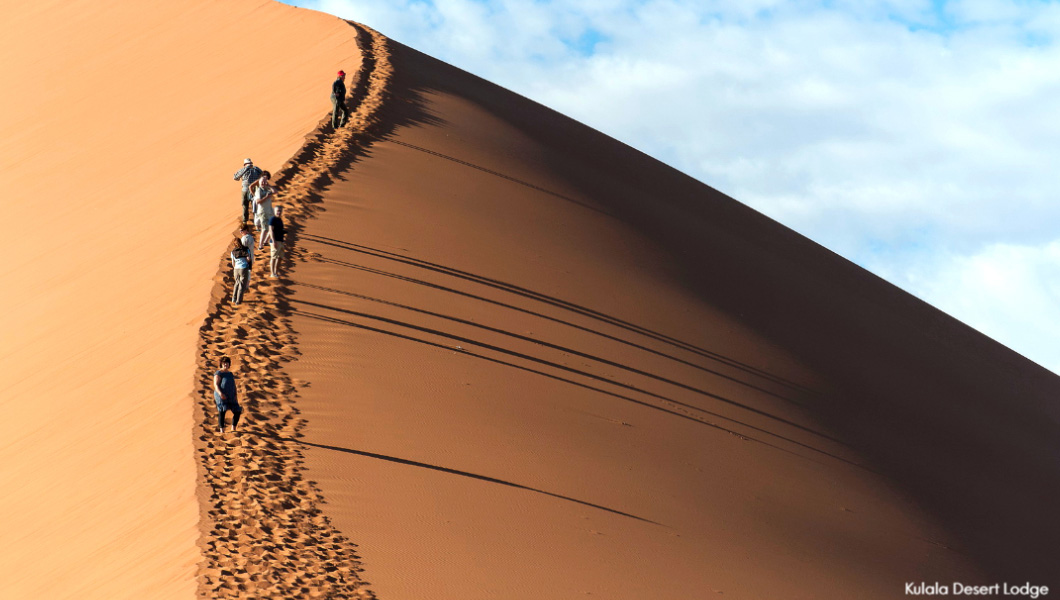 Sand Dunes in Namibia