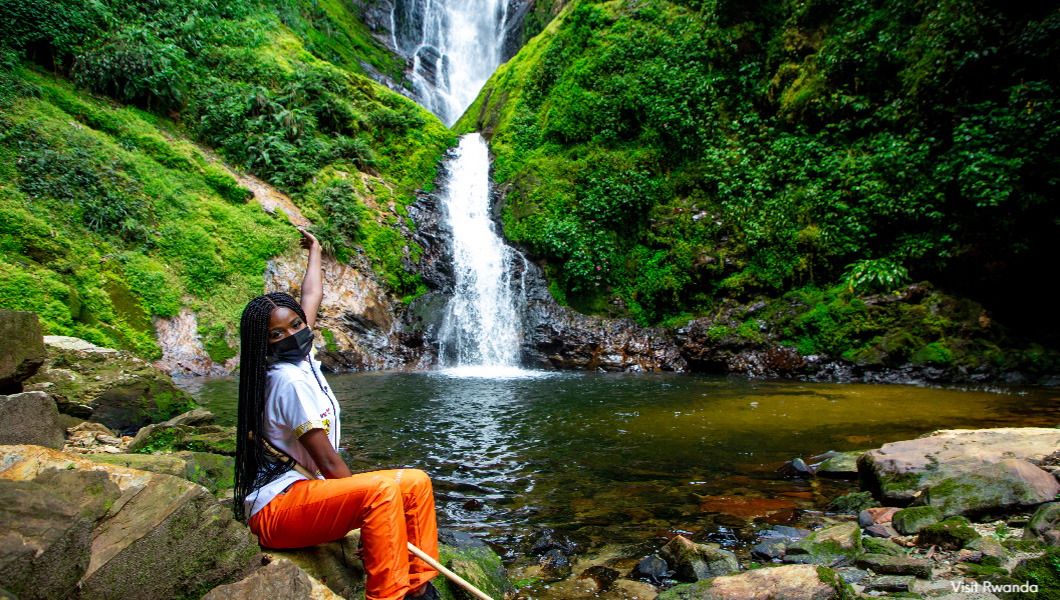 Waterfall in Rwanda