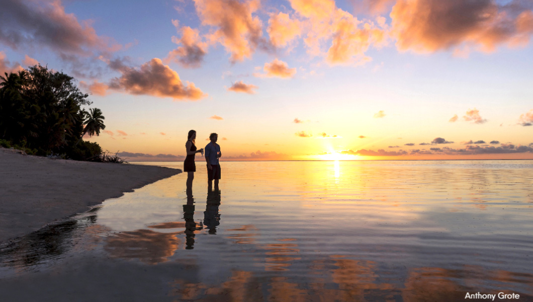 Sundowners on the beach