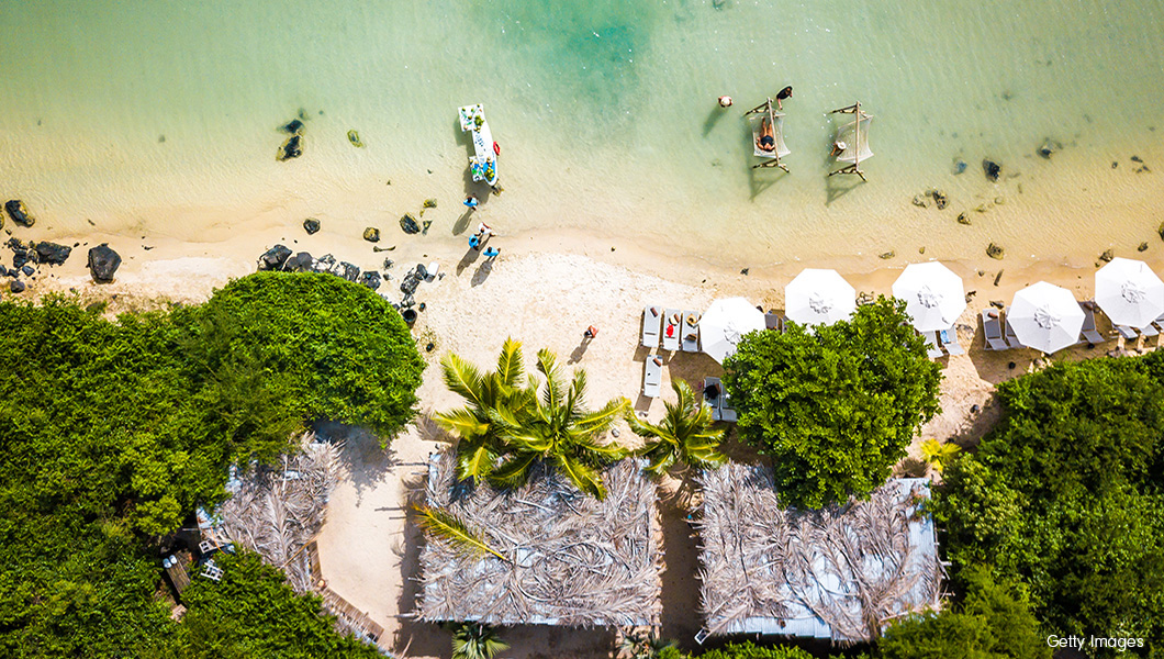 Mauritius Beach Scene