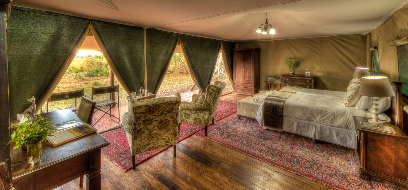 A Luxury Tent at Kadizora Camp