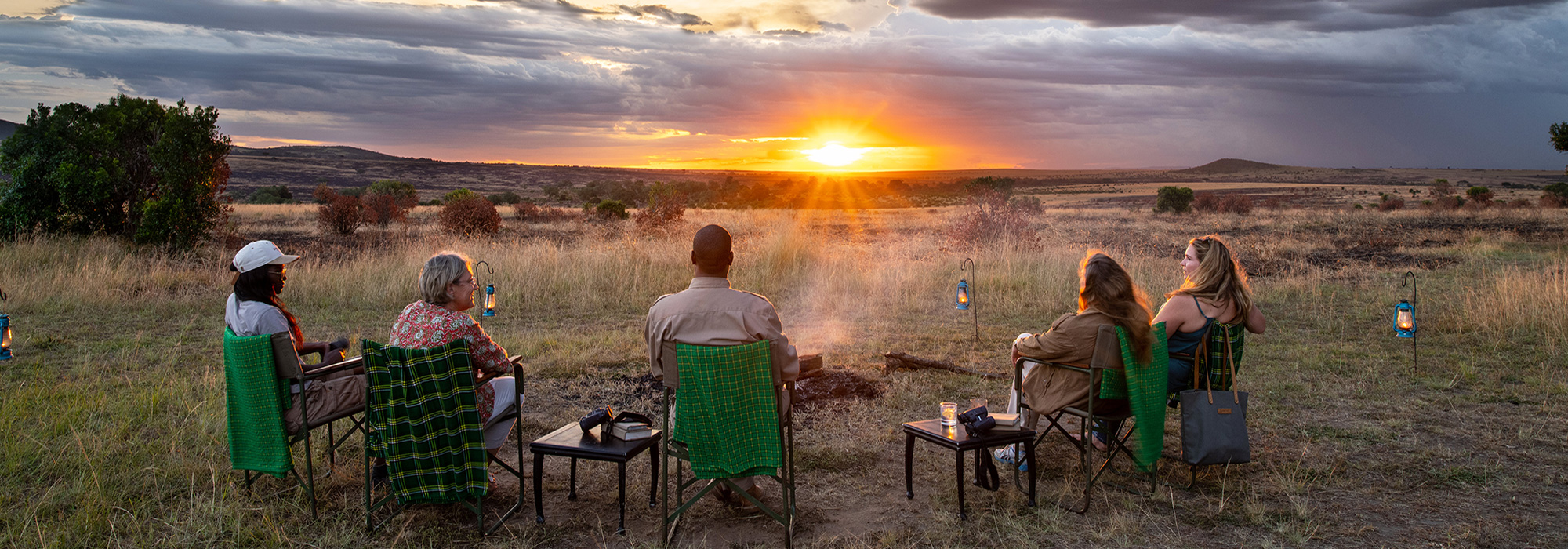 Sundowners at Sand River