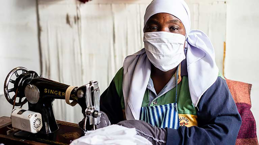 Woman in Factory