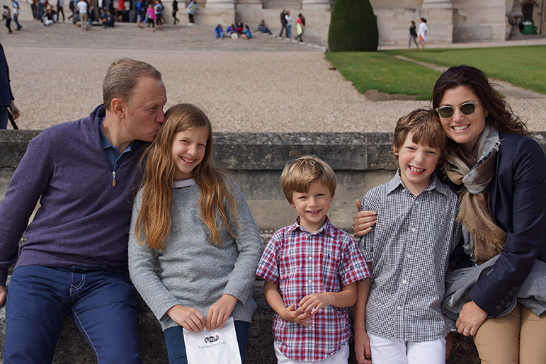 Brett Tollman and his family