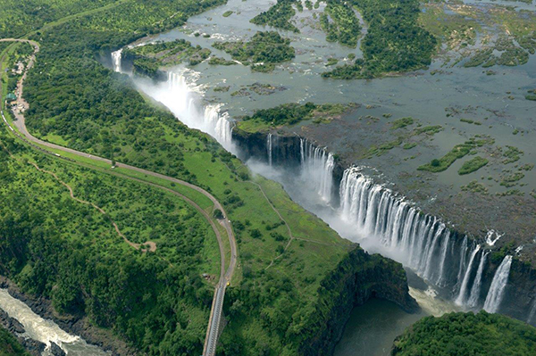 Aerial View of the Falls