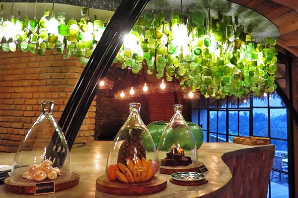 Bisate Lodge Recycled Chandelier