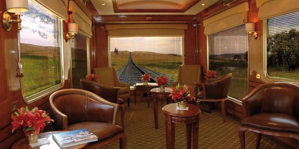 The Observation Car on the Blue Train