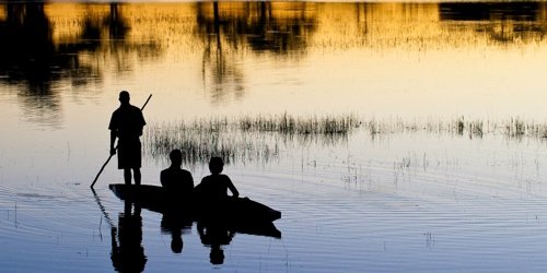 Mokoro ride in the Okavango Delta