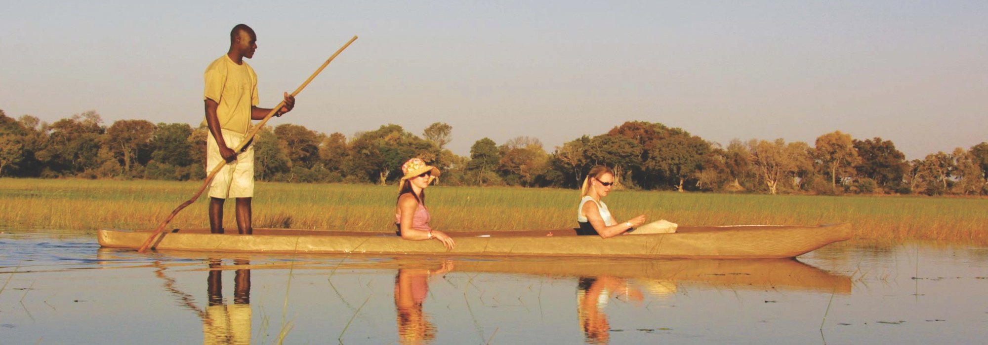 A Mokoro ride in Botswana