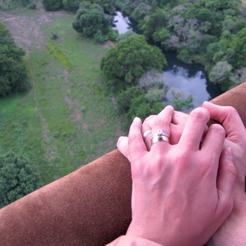 The view from the balloon