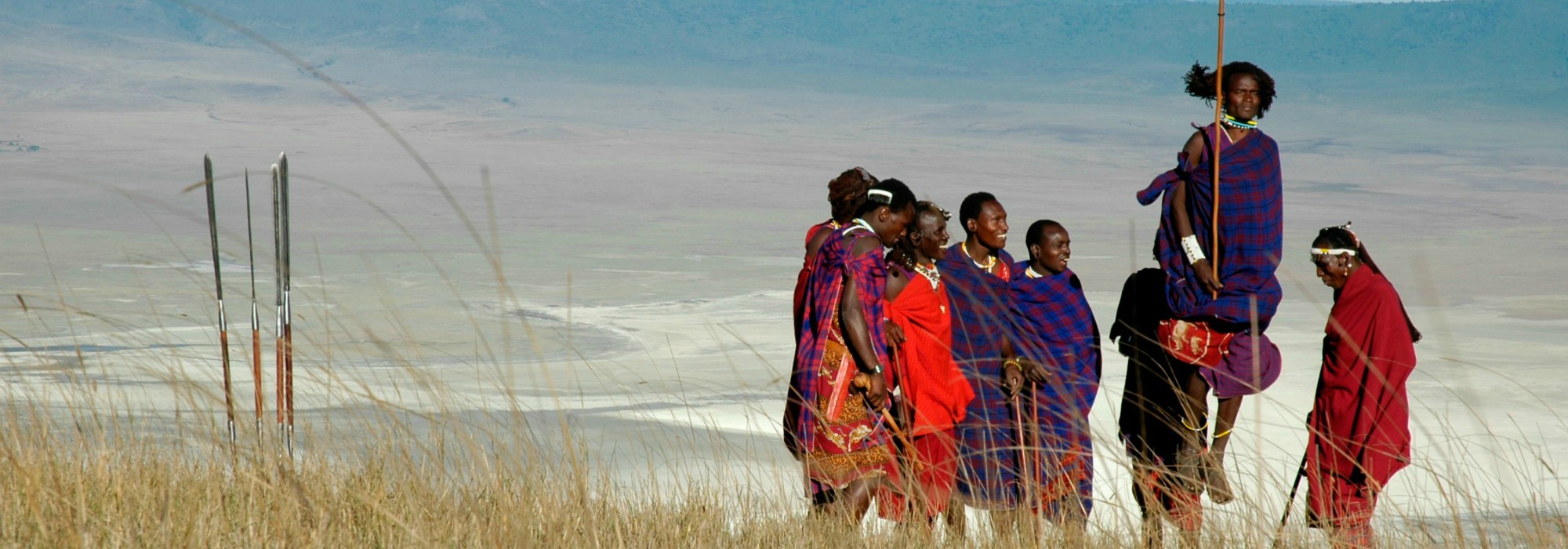 Maasai at Ngorongoro Crater