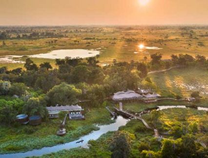 Xigera Safari Lodge - Aerial