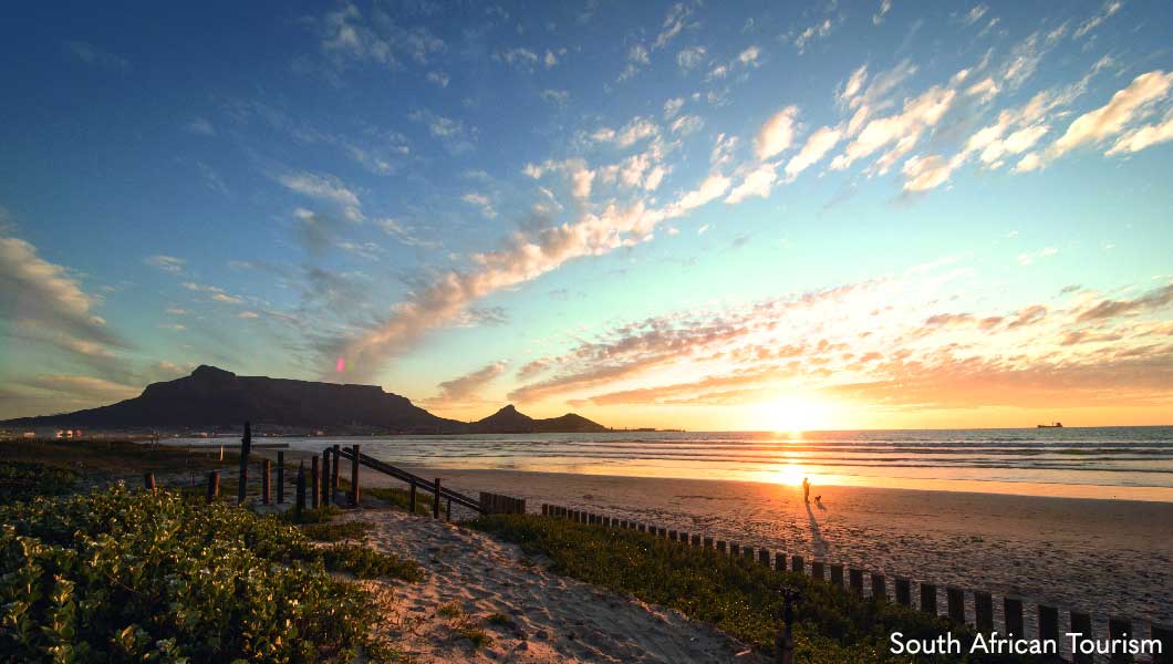 Scenic View of Table Mountain