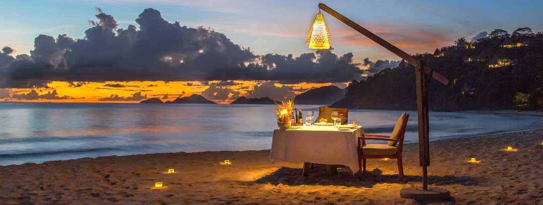 Anantara Maia Resort and Spa Romantic Dinner