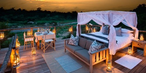 Tree house at Lion Sands