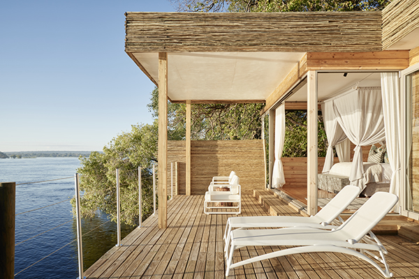 Victoria Falls River Lodge Island Treehouse View