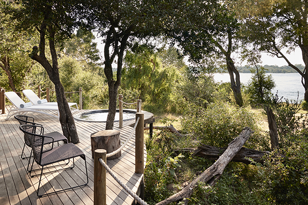 Victoria Falls River Lodge Luxury Tented Deck and Pool