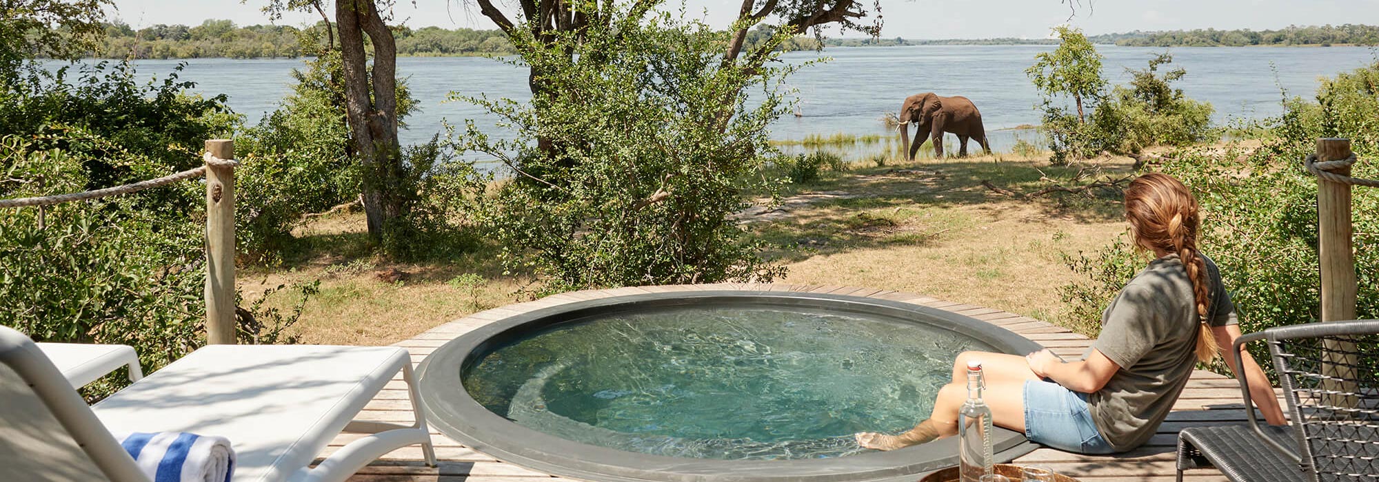 Victoria Falls River Lodge Plunge Pool