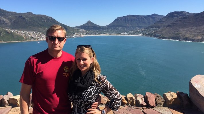 Alex and Alyssa in Cape Town, South Africa