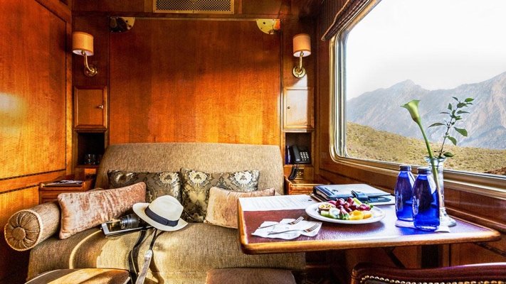 Blue Train Cabin