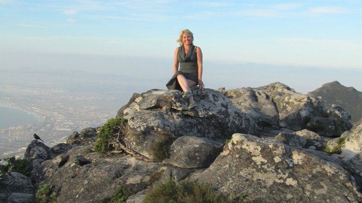 Elizabeth Panchyshyn on Table Mountain