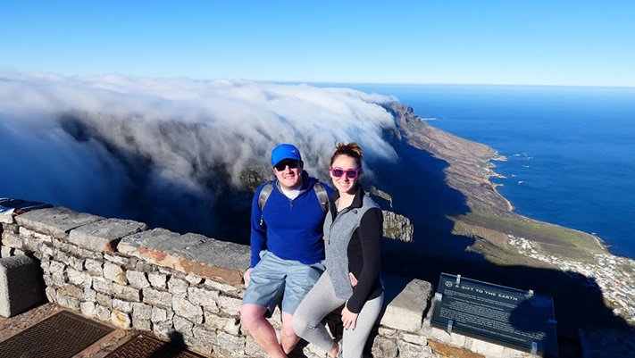 Gabby and Max C at Table Mountain