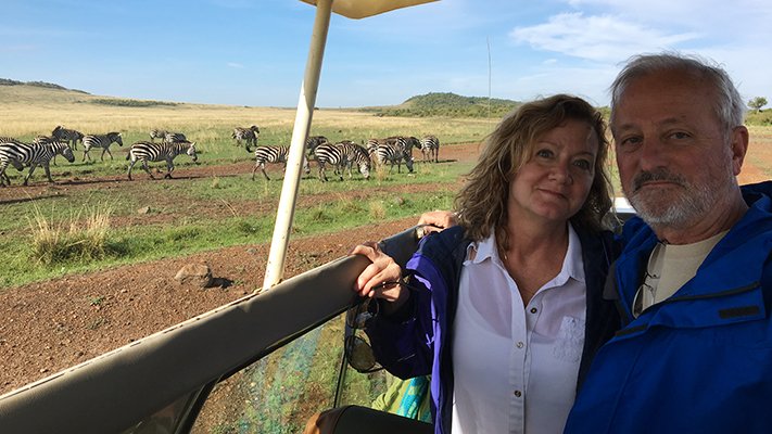 Judy and Robert in Kenya