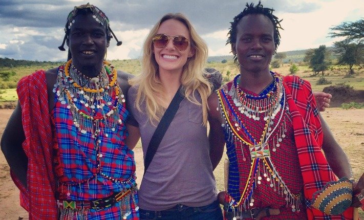 In Kenya with the Maasai