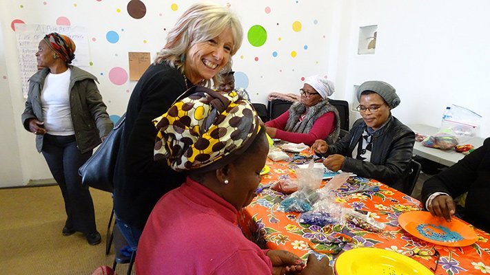 Lucille Sive at eKhaya eKasi Centre in Cape Town