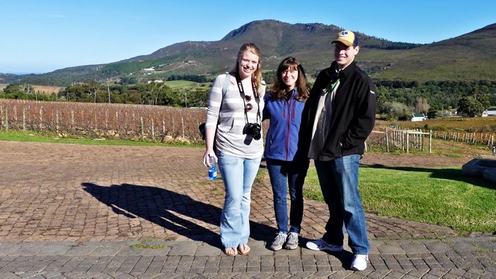 Monique Kaiserauer in the Cape Winelands