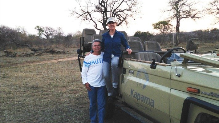 On safari at Kapama Game Reserve, South Africa