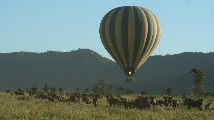 Hot Air Balloon safari over Serengeti