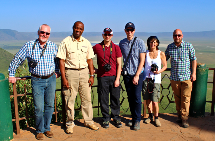 The Lion World team at Ngorongoro Crater