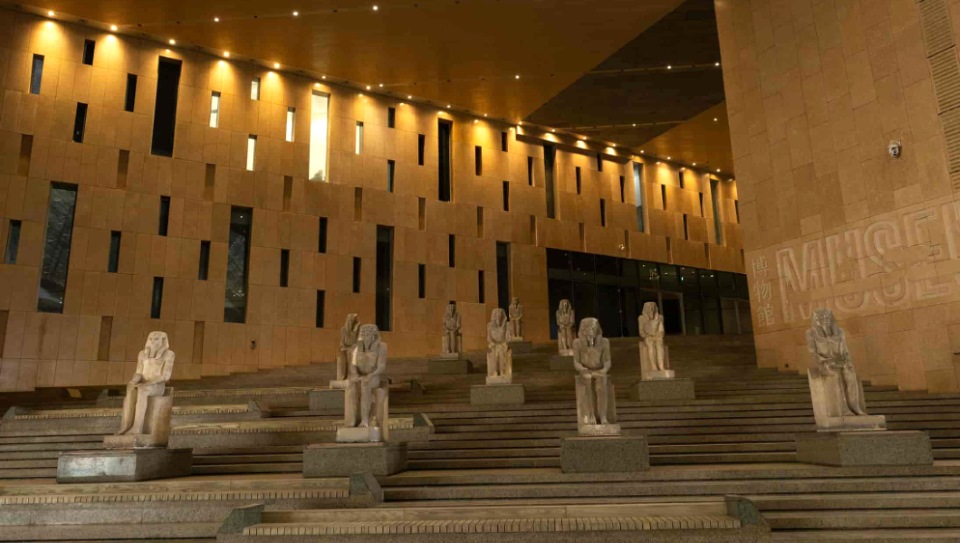 Grand Egyptian museum in Egypt.