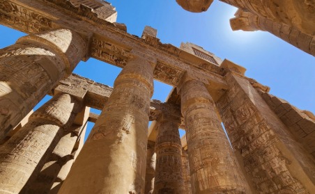 Karnak Temple Luxor in Egypt.