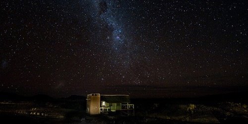 The night sky at Kulala Desert Lodge