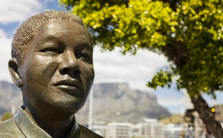Sculpture at Nelson Mandela's Capture Site