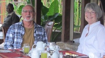 Enjoying Lunch at Lake Elementeita, Kenya