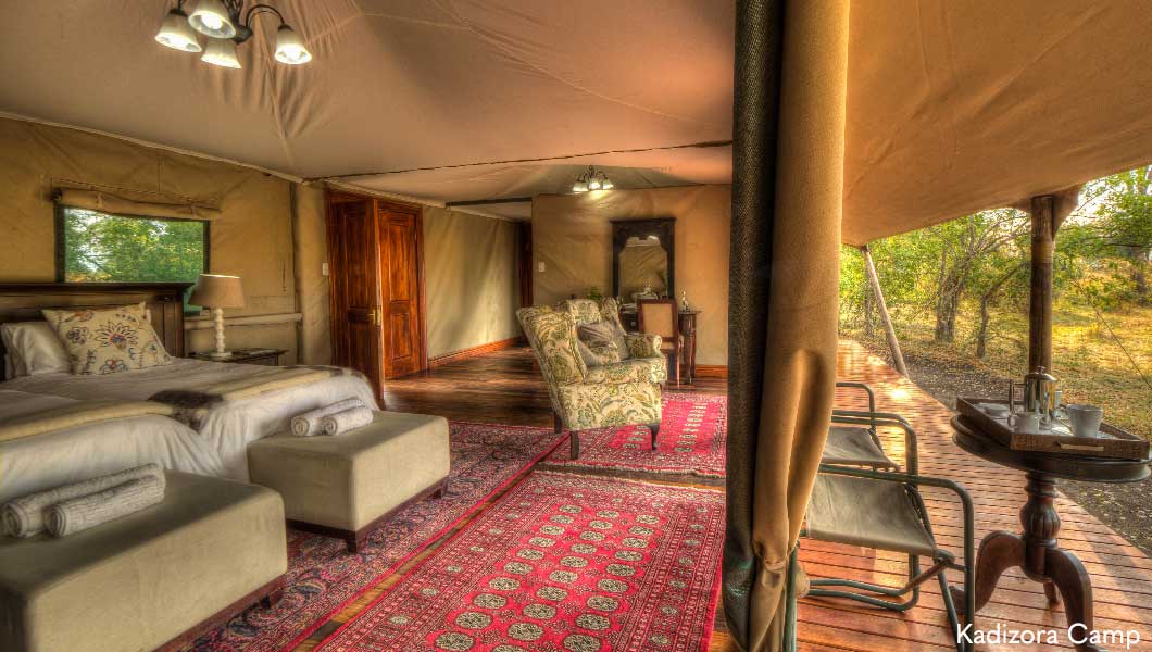Luxury Tent at Kadizora in Botswana